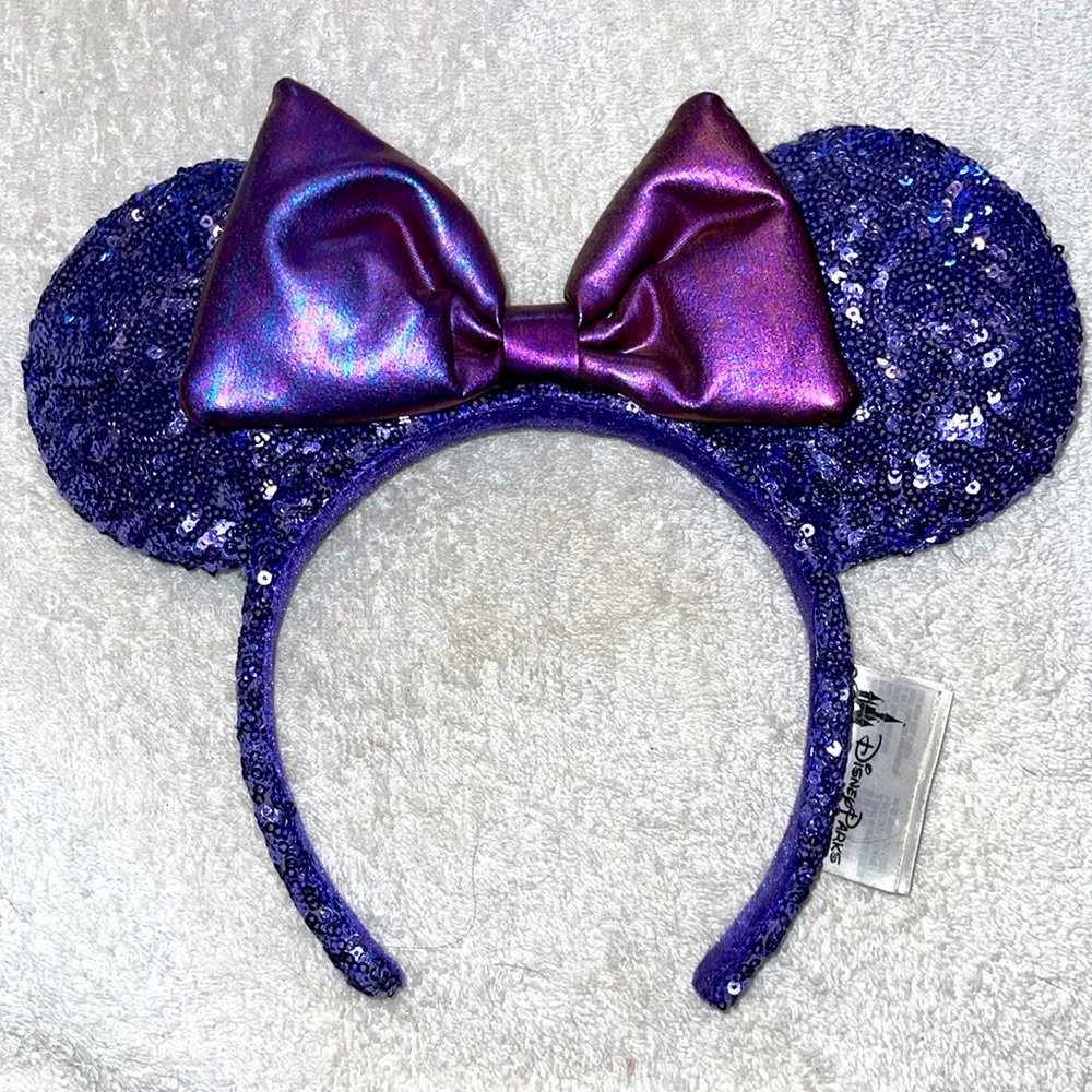 Disney Minnie Mouse Ear Headband- Amethyst  NWOT - I cut off tag